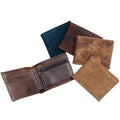 Mens Leather Wallet with Coin Pocket