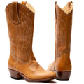Round Toe Cowgirl Boots – Handmade Leather Western Boots