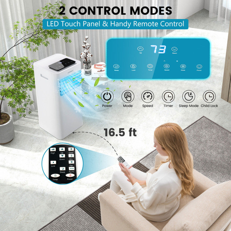 Dual BTU Portable Air Conditioner