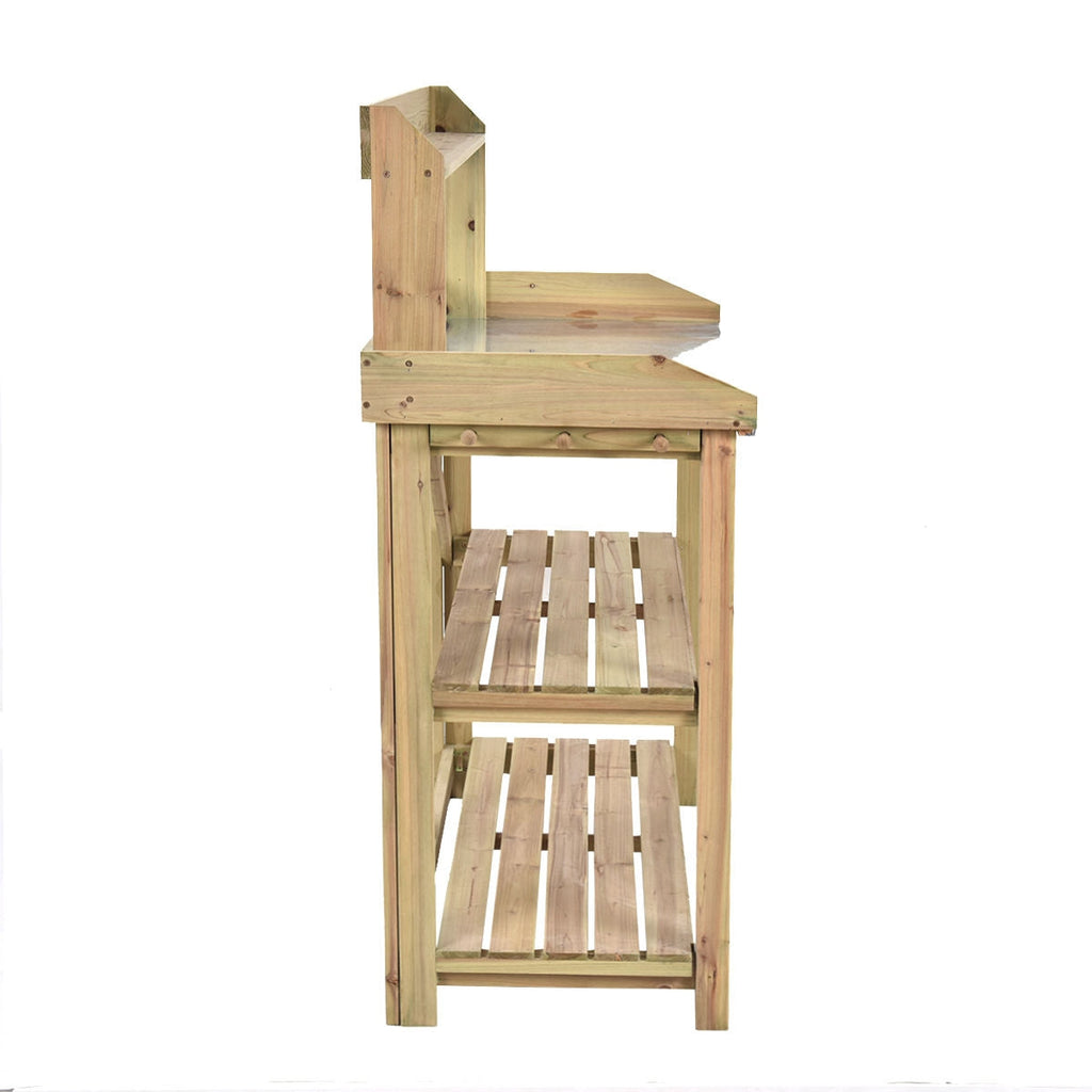 Garden Wooden Plant Bench Work Station